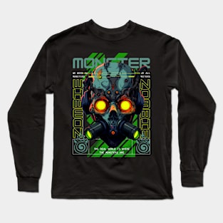 Mecha Monster, Mecha Zombie Long Sleeve T-Shirt